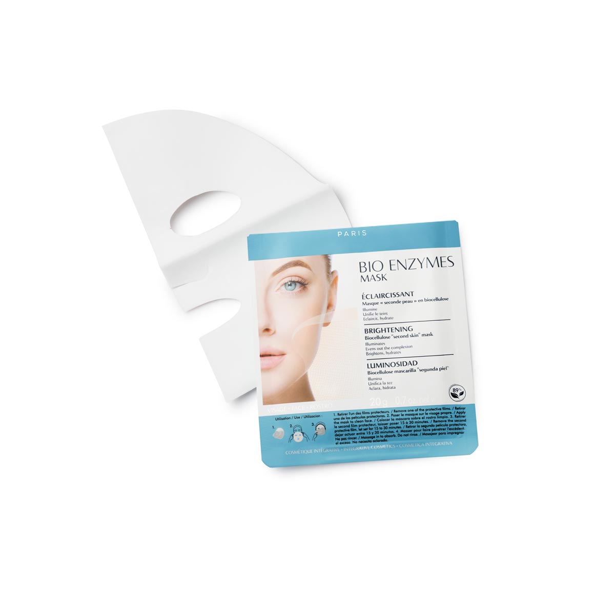 Talika Bio Enzymes Brightening sheet mask - image 2